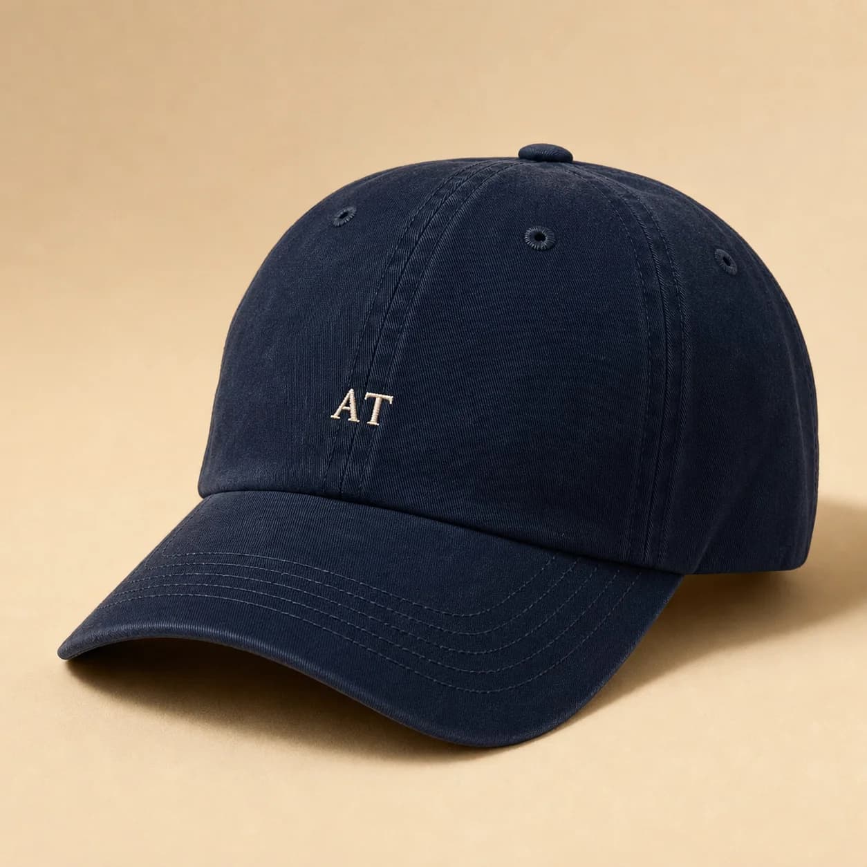 The Everyday premium navy cotton baseball cap